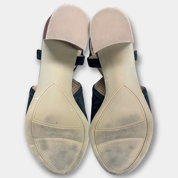 EUC Franco Sarto Harlet 2 Black Booties Sandals Size 10 - Picture 7 of 9